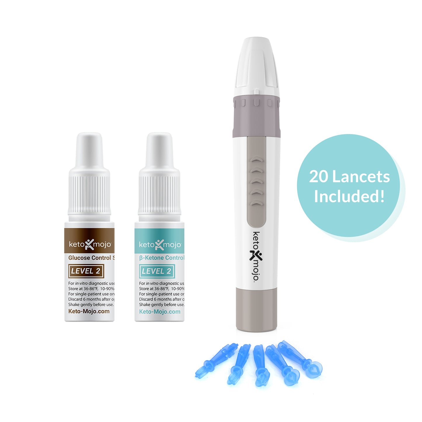 GK+ Blood Glucose & Ketone Meter Kit - PROMO BUNDLE