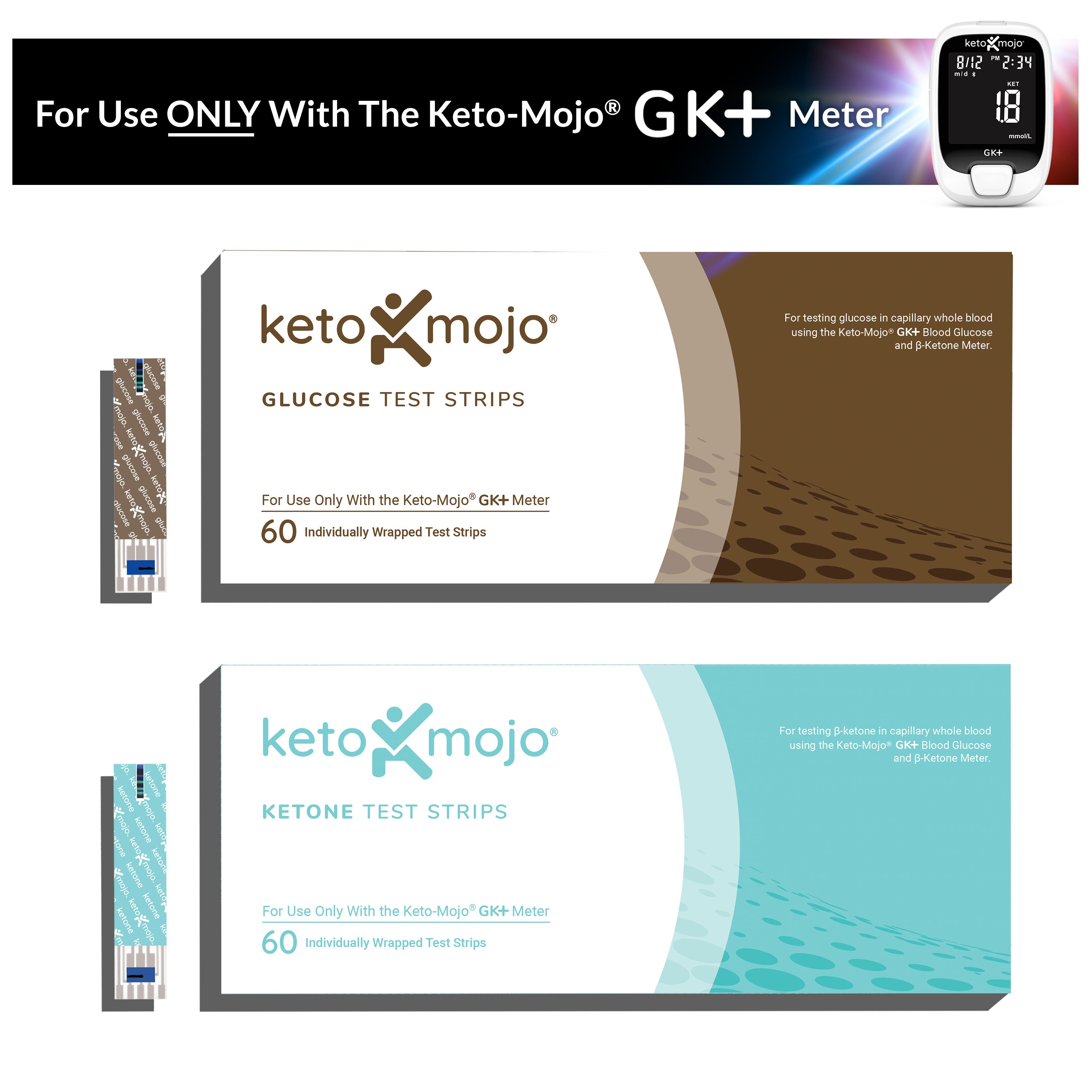 Keto Mojo Blood Ketone Testing Kit - Health Coach Kait