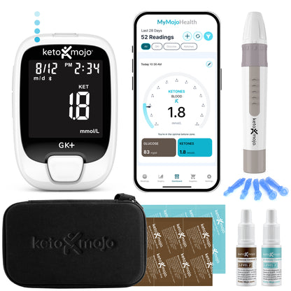 GK+ Blutzuckermessgerät & Ketonmessgerät - BASIS STARTER KIT