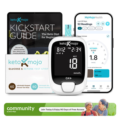 Ultimatives Keto-Mojo-Set für die Blutzucker- und Ketonmessung