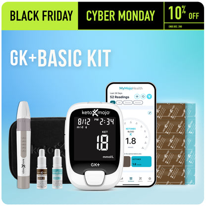 GK+ Blood Glucose & Ketone Meter - BASIC STARTER KIT