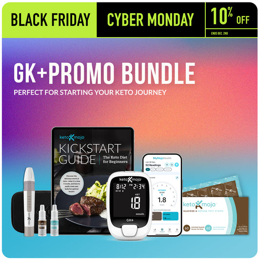 GK+ Blood Glucose & Ketone Meter Kit - PROMO BUNDLE