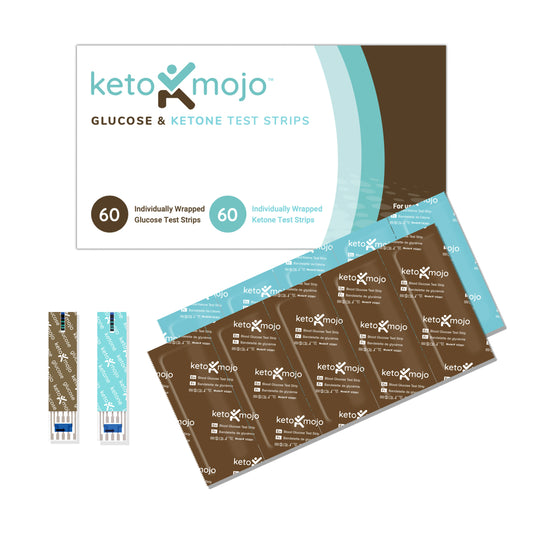 GK+ COMBO Test Strips (60 Glucose & 60 Ketone)