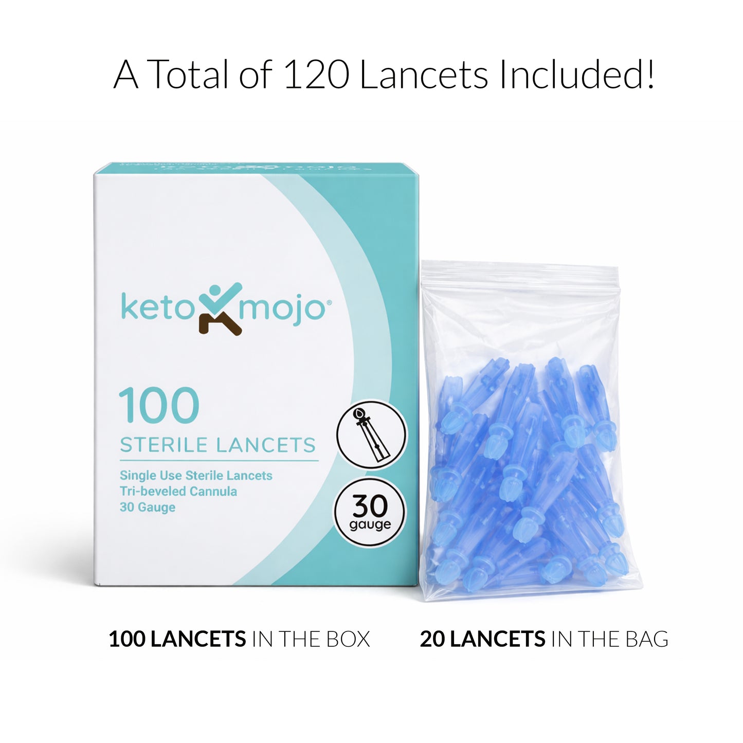 Ultimate Keto-Mojo Blood Glucose & Ketone Meter Kit