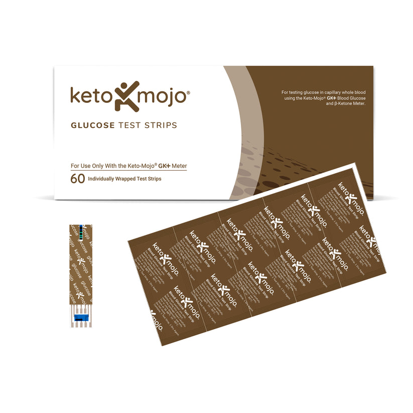 GK+ Glucose Test Strips (60 pack) KetoMojo USA